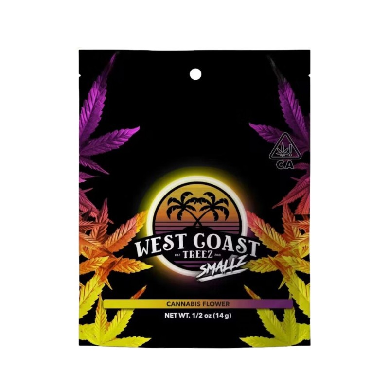 Photograph of product: SMALLS - BANANA OG 14G - WEST COAST TREEZ