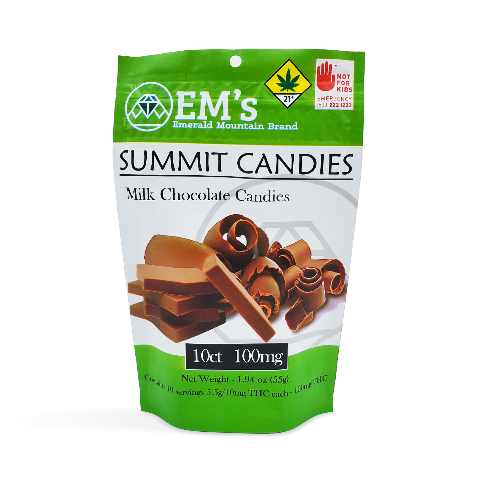 Photograph of product: Milk Chocolate Candies 10-pack