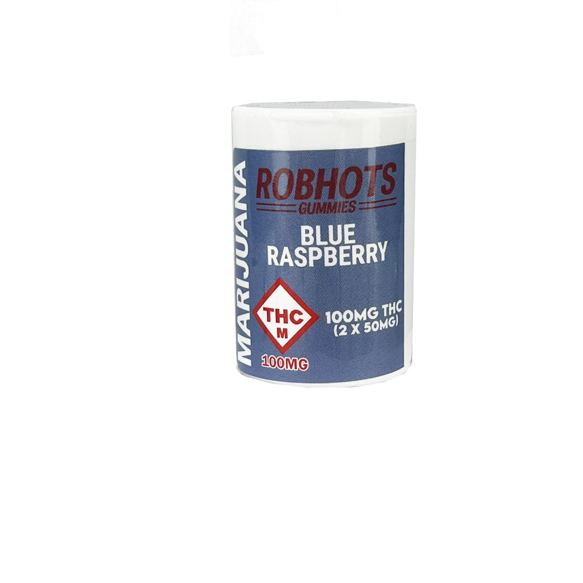 Photograph of product: Blue Raspberry - 100mg 2pcs. - Robhots