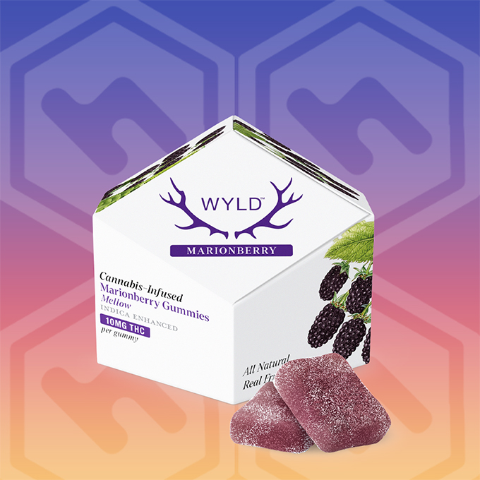 Photograph of product: WYLD | Marionberry | 100mg 10 Pack