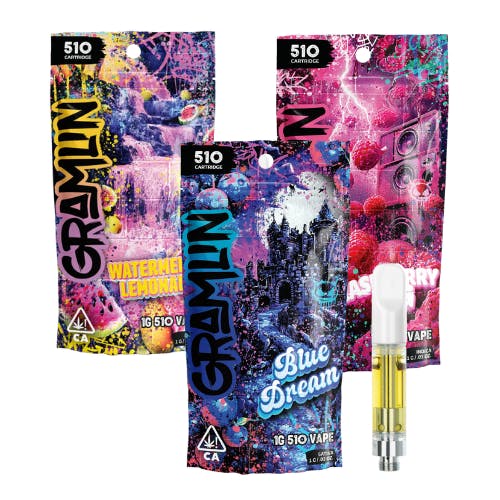 Photograph of product: Gramlin 1g Cartridge - (S) Sour Apple Pie (88.22%)