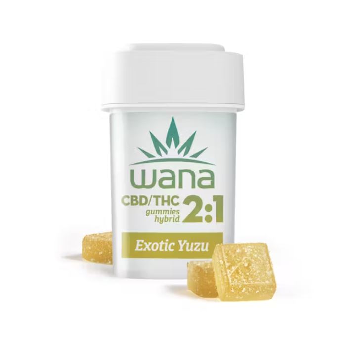 Photograph of product: Wana Gummy 10 Pack - Clementine Shine - 50MG CBG/ 50MG THCV/ 50MG THC