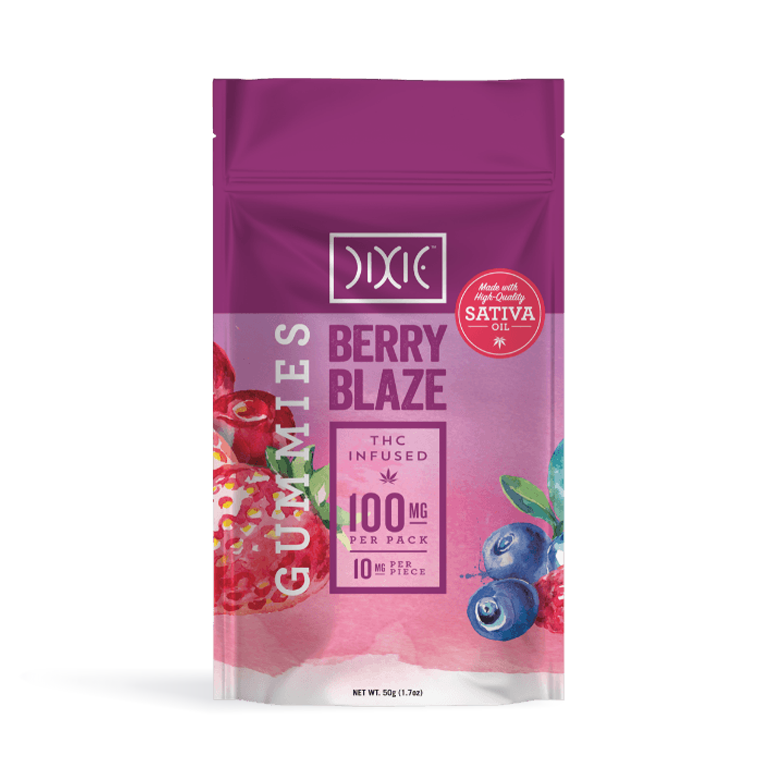 Photograph of product: Berry Blaze Gummies | 100mg