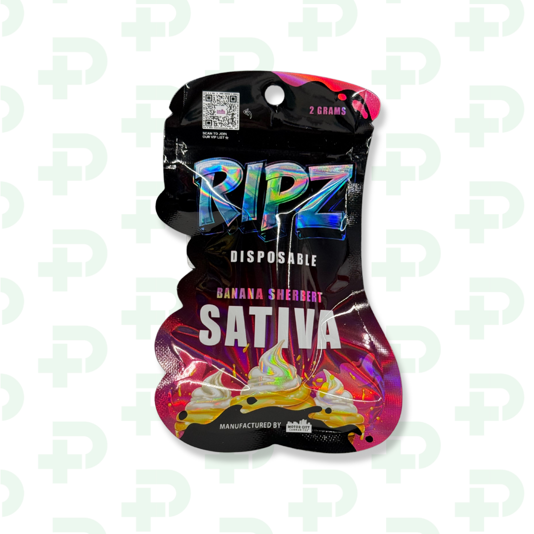 Photograph of product: Ripz Disposable - Banana Sherbert