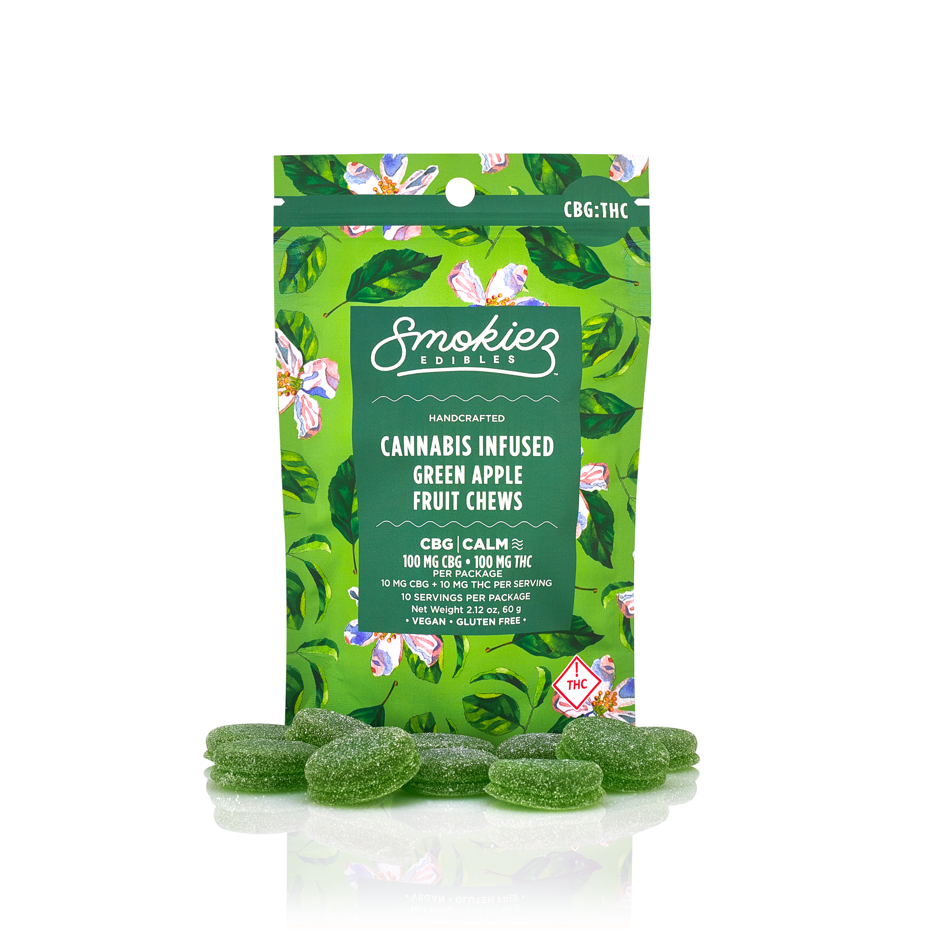 Photograph of product: Sweet Green Apple Chews