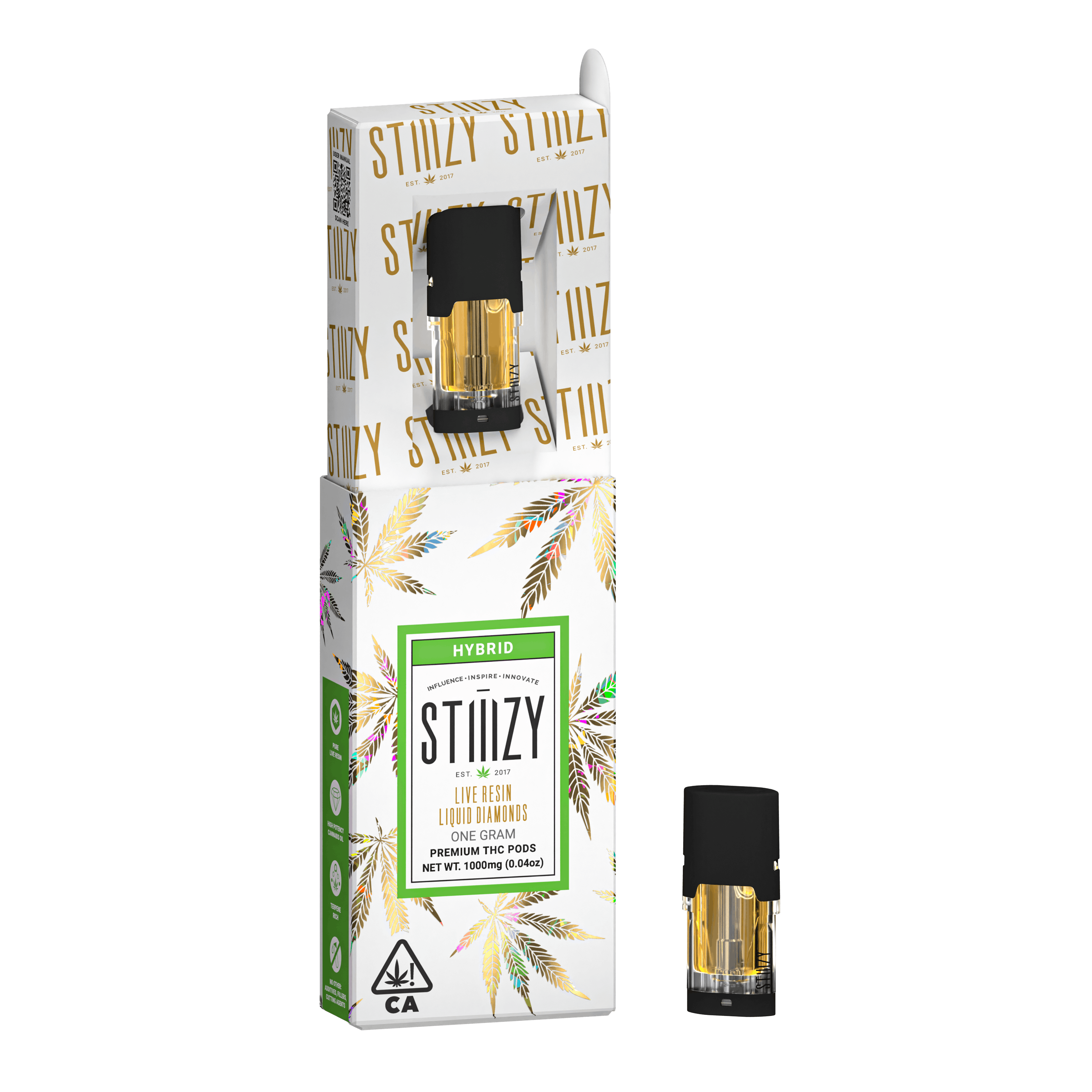 Photograph of product: LEMON CHERRY GELATO 1G LIVE RESIN LIQUID DIAMOND POD