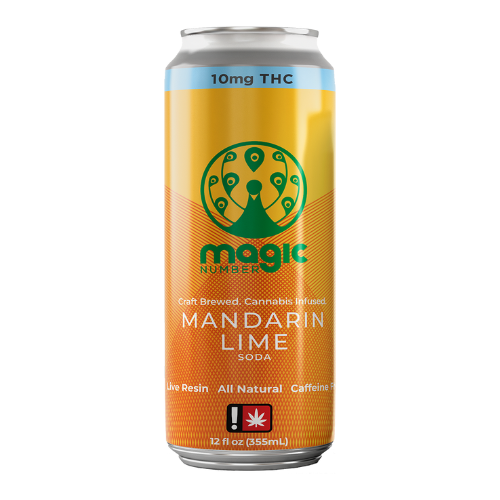 Photograph of product: 10mg Mandarin Lime Soda