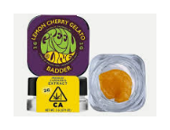 Photograph of product: Lemon Cherry Gelato Badder 2 GRAMS