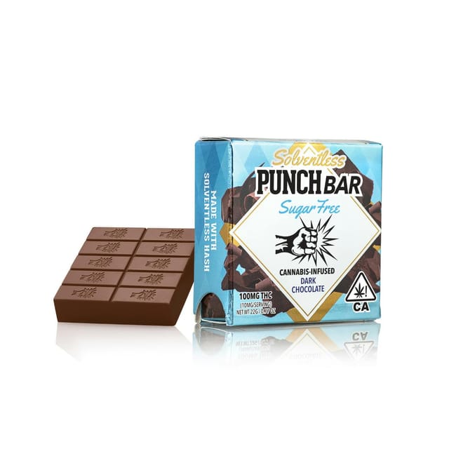 Photograph of product: Dark Chocolate | 100mg Sugar Free PunchBar