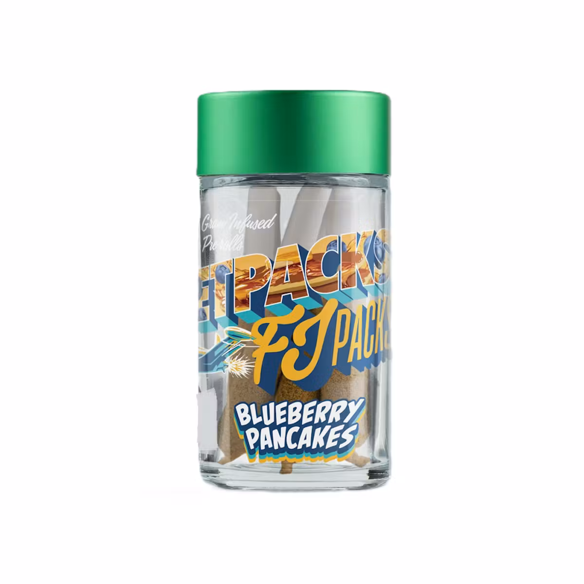 Photograph of product: FJ-3- Blueberry Pancakes (S)- Infused Pre-Rolls