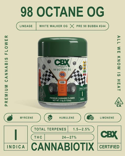 Photograph of product: 98 Octane | 3.5g Flower