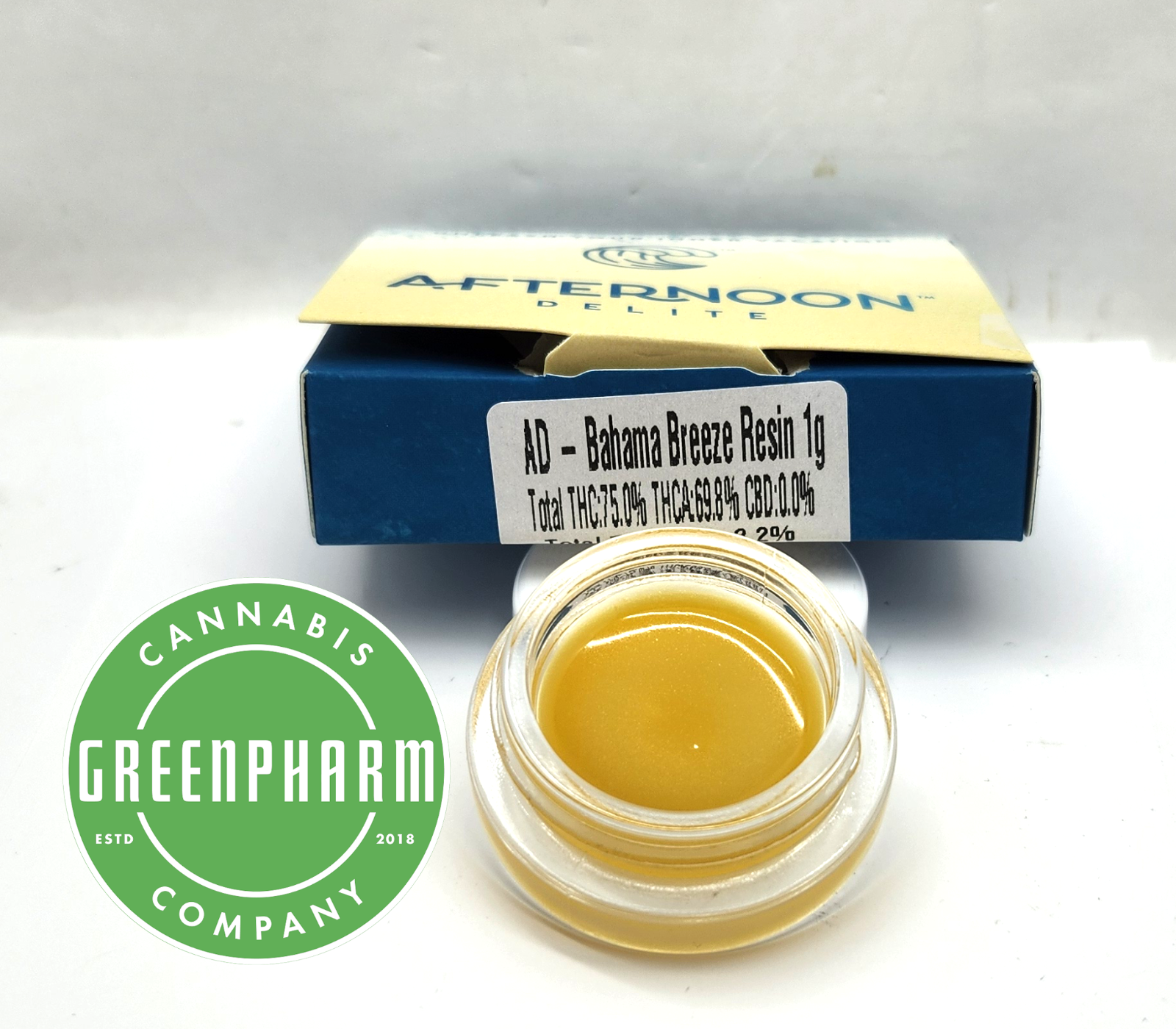 Photograph of product: Concentrate | Afternoon Delite | Bahama Breeze Live Resin