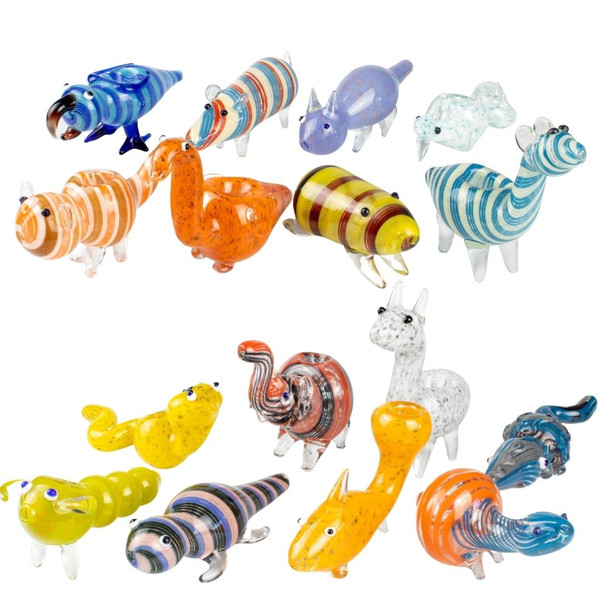 Photograph of product: Pipe - 4-5" Animal Hand Pipe