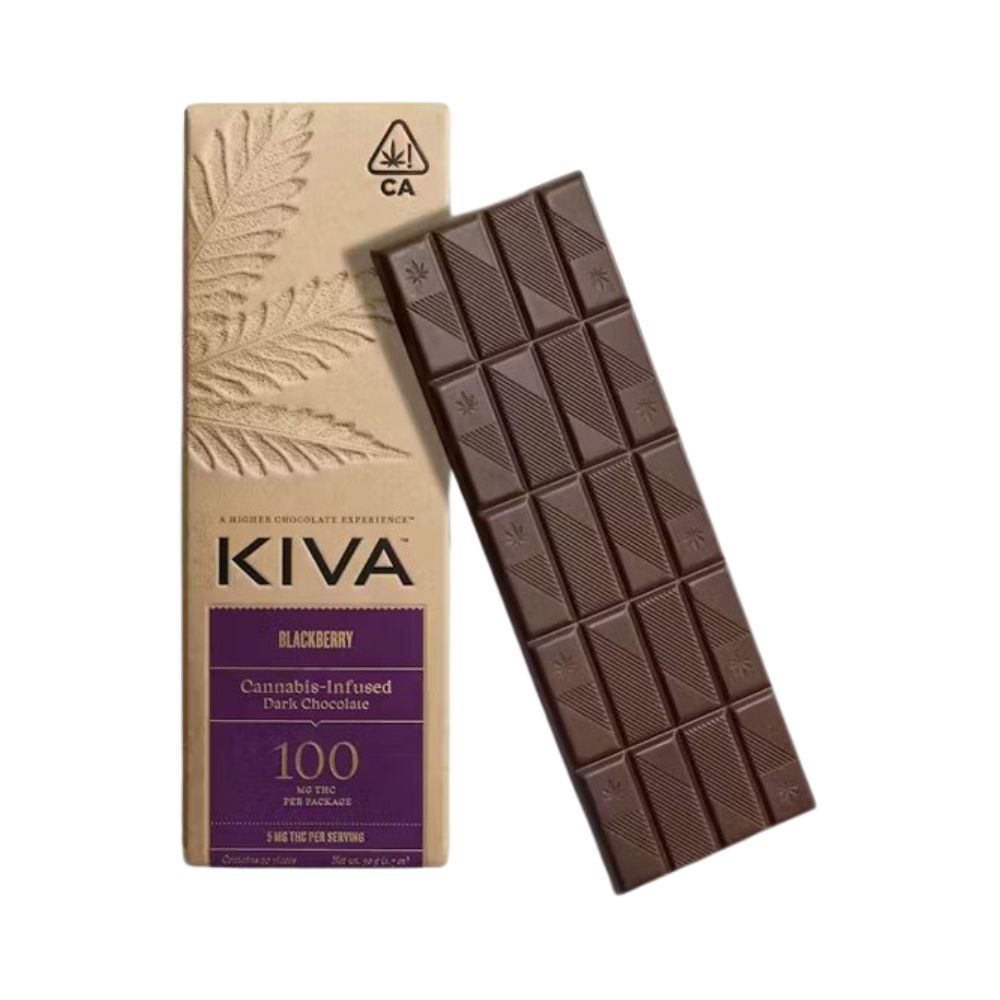 Photograph of product: BLACKBERRY DARK CHOCOLATE 100MG