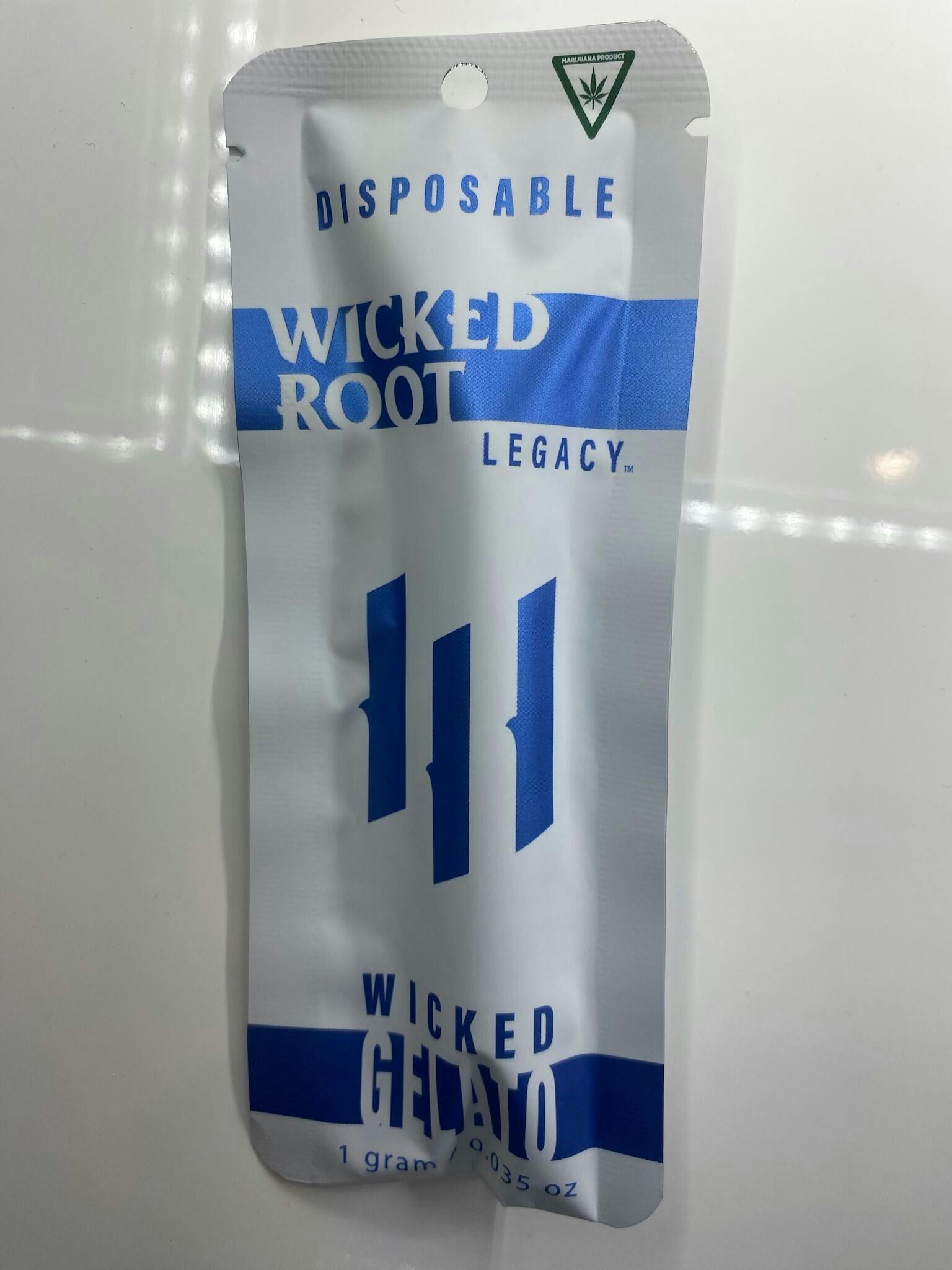 Photograph of product: WICKED ROOT 1G DISPO - Gelato
