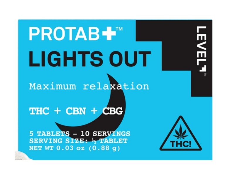 Photograph of product: Lights Out Tablets | 100mg 5pk Tablets