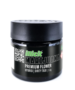 Photograph of product: ILLICIT 3.5G DIRTY TAXI