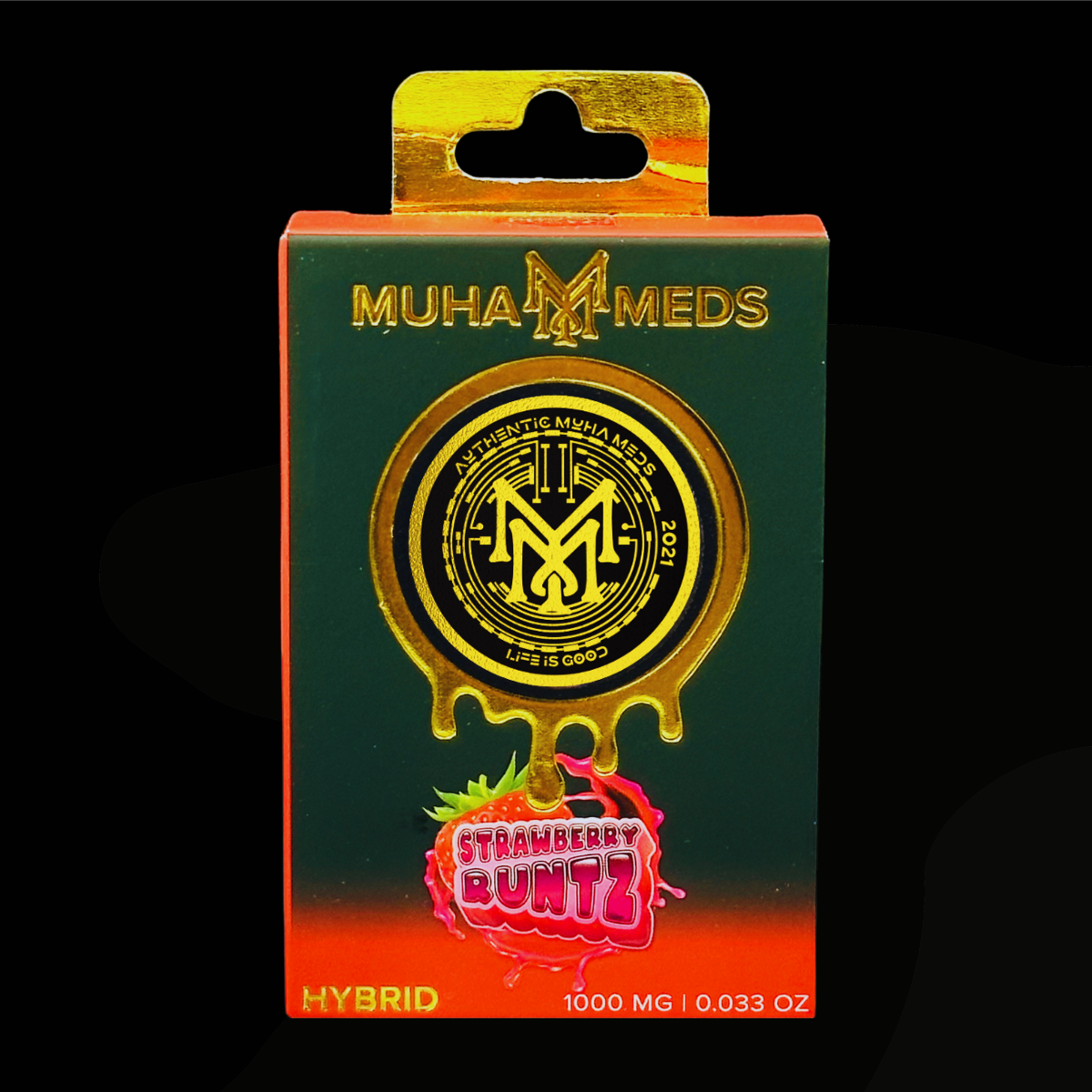 Photograph of product: Muha Meds 1g Cartridge  | Strawberry Runtz - Hybrid