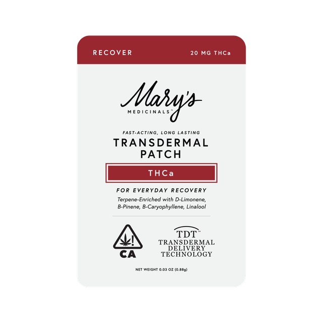 Photograph of product: Recover (TH-ouia) Transdermal Patch (CA)