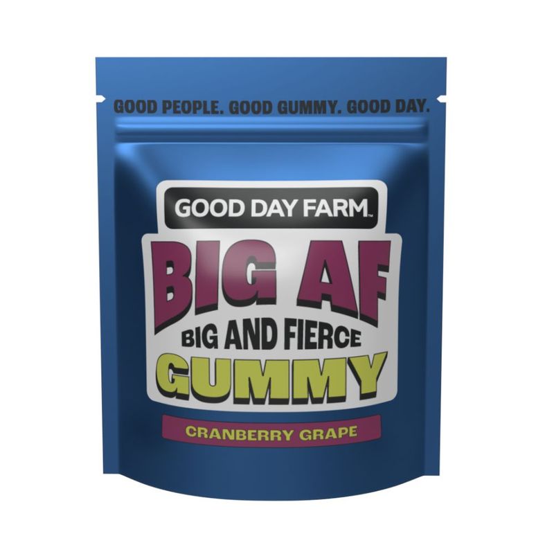 Photograph of product: GDF: Big AF Gummy | Cranberry Grape | 100mg | 1pk