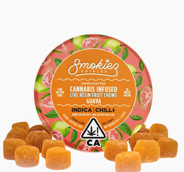 Photograph of product: Guava Live Resin Chews 100mg