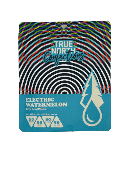Photograph of product: 200mg Electric Watermelon Gummies 4pc