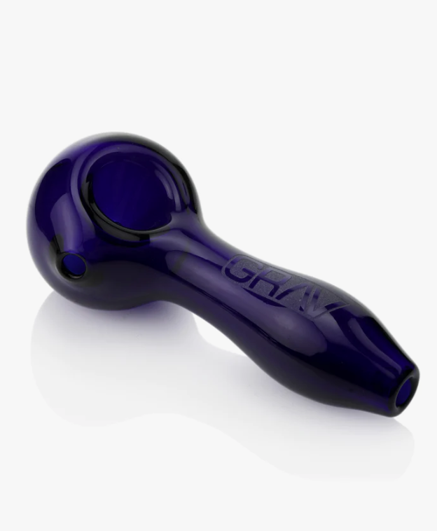 Photograph of product: Classic Spoon Pipe (Blue) - Grav
