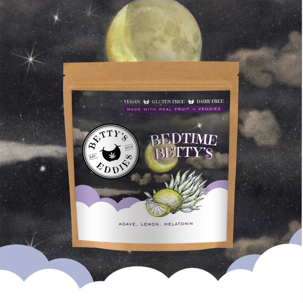 Photograph of product: Bedtime Betty's Lemon Agave 50mg Betty's Eddies