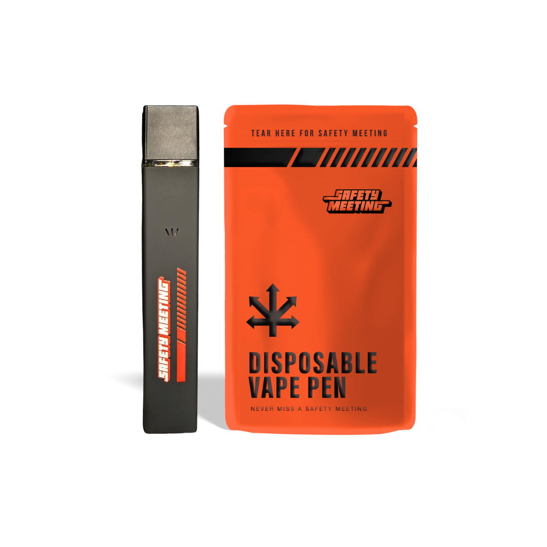 Photograph of product: Safety Meeting | Live Resin Disposable | JAHmba Juice