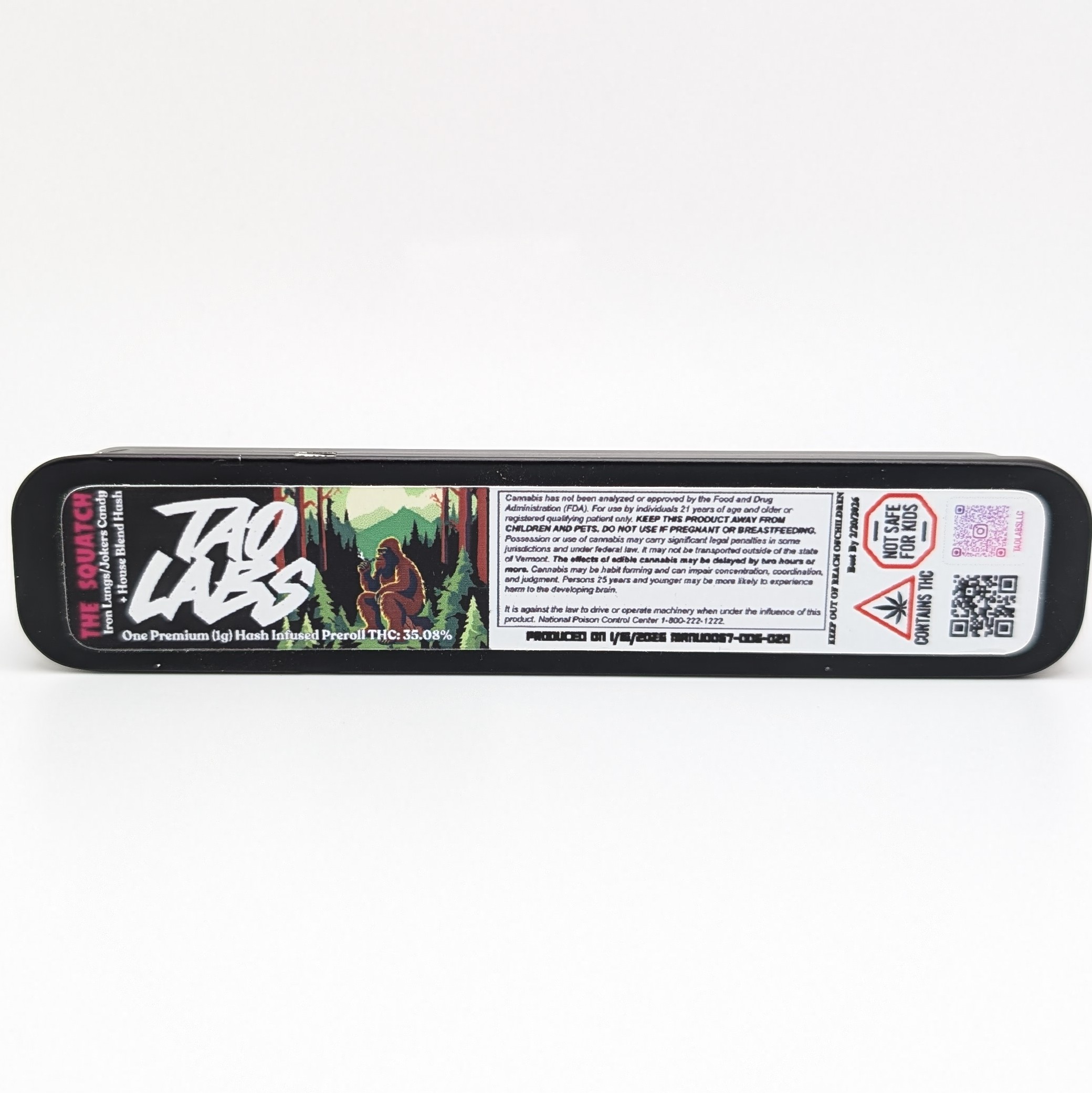 Photograph of product: The Squatch 1g au chocolat Infused Pre Roll