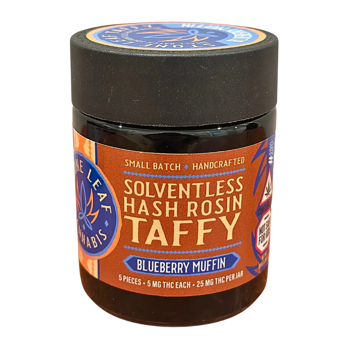 Photograph of product: Stone Leaf Blueberry Muffin au chocolat Rosin Taffy