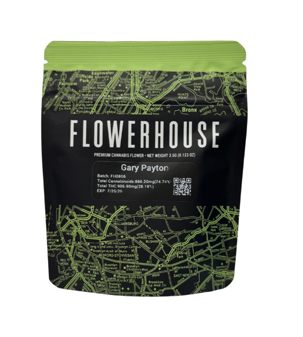 Photograph of product: FlowerHouse | Gary Payton | Flower | Hybrid - 3.5g