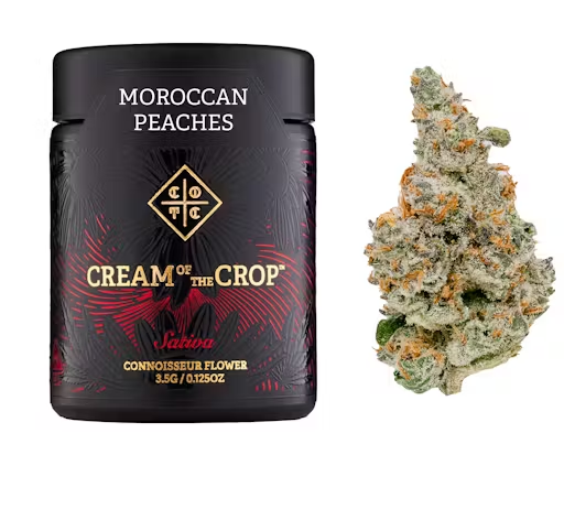Photograph of product: Moroccan Peaches (S) 3.5g 8th - Cream Of The Crop