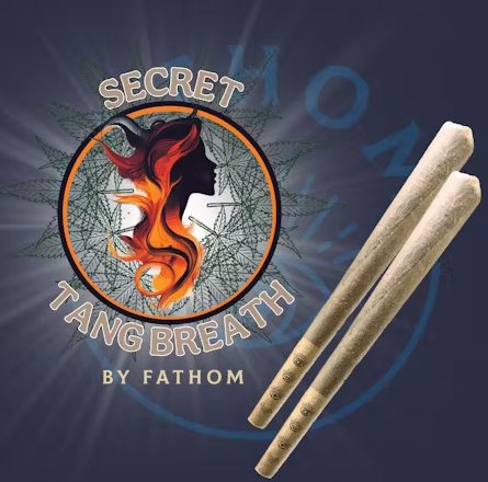 Photograph of product: Secret Tang Breath Pre Roll Pack 2pk (1g Total)