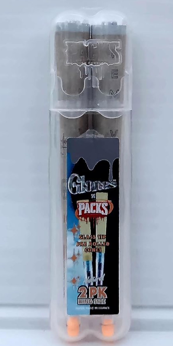 Photograph of product: Cones - GLONES x PACKS - 1 1/ lass Tip (Unbleached)