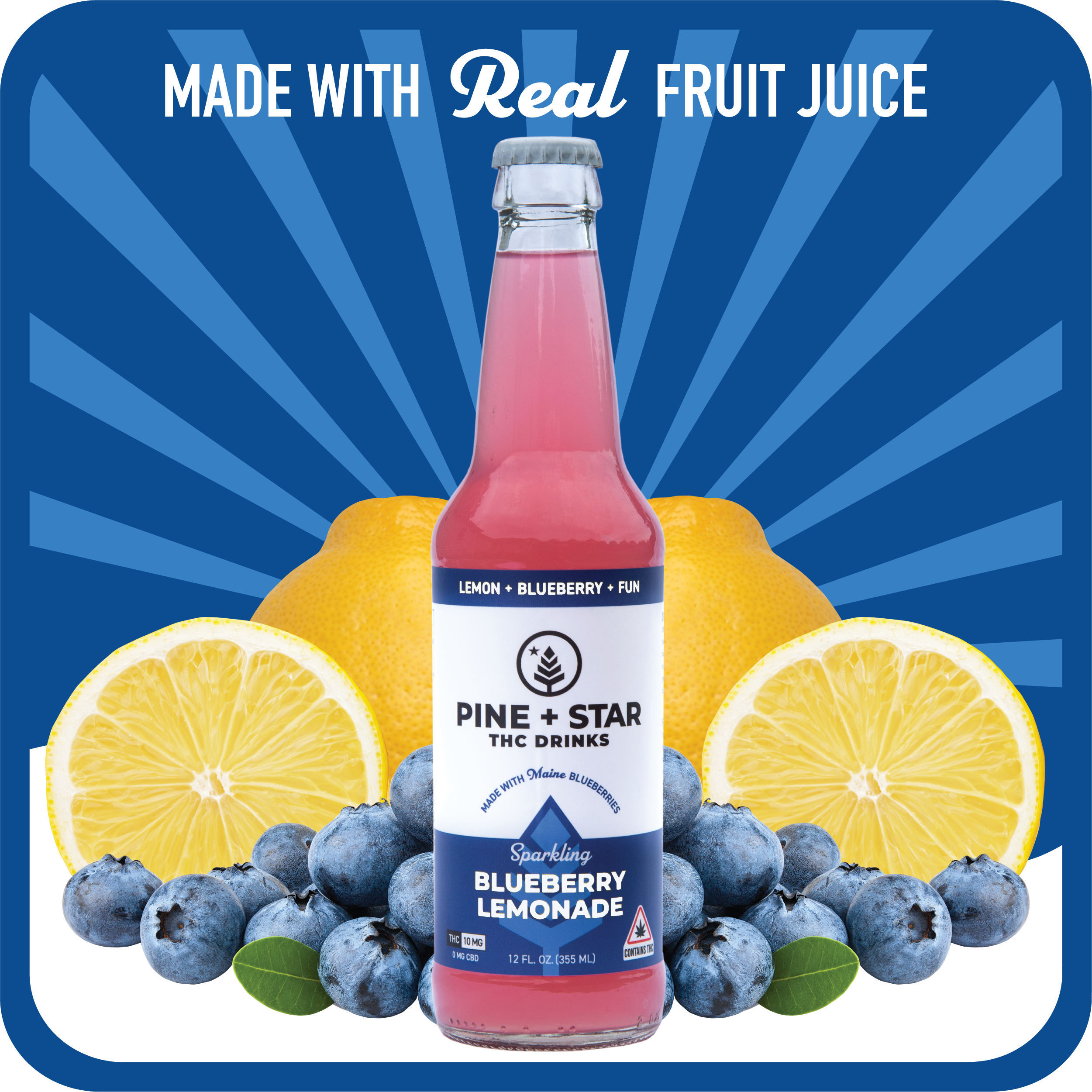 Photograph of product: Pine & Star- Classic Grapefruit 10MG