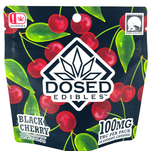 Photograph of product: Black Cherry Gummies 10-Pack 100mg