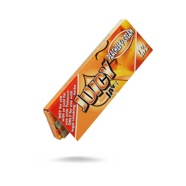 Photograph of product: Juicy Jays - Peaches and Cream - 1 1/4 Rolling Papers
