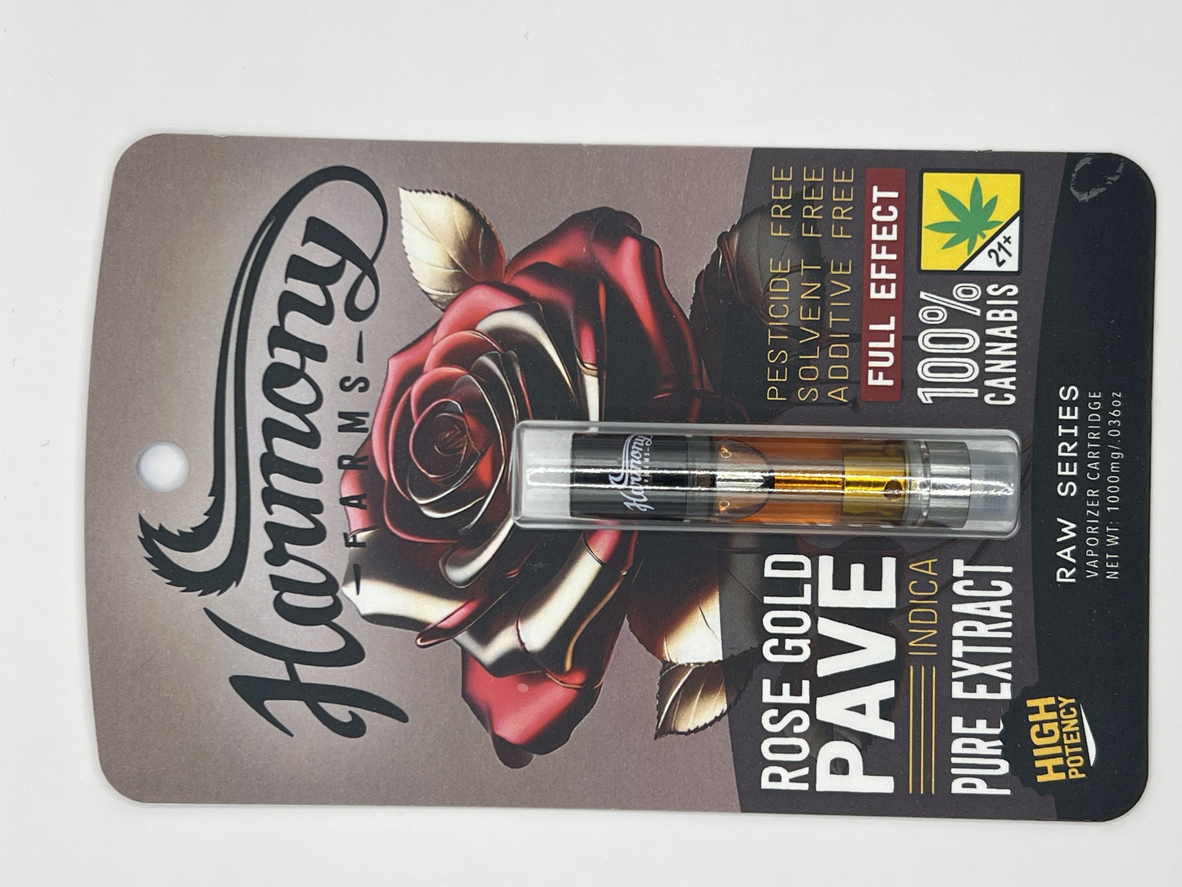 Photograph of product: Harmony - RAW Cartridge - m - Rose Gold Pave' - CONCENTRATE