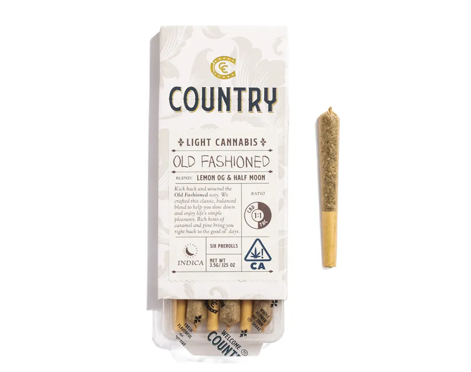Photograph of product: Old Fashion 1:1 Preroll (6pk)