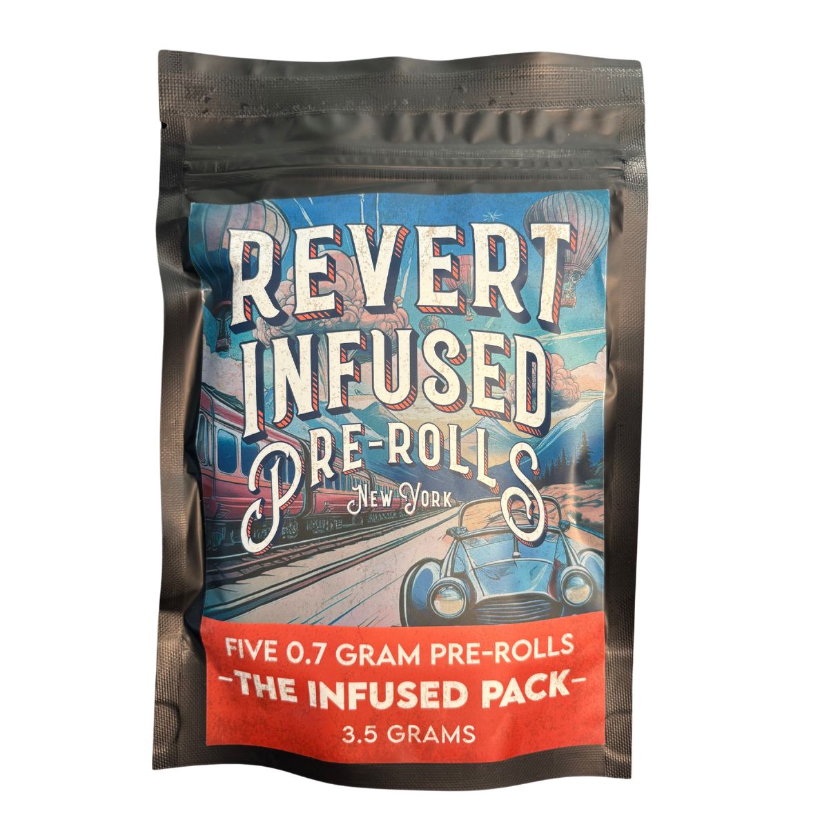 Photograph of product: Revert Oui'd NY Assorted Infused Pre-Rolls 5pk