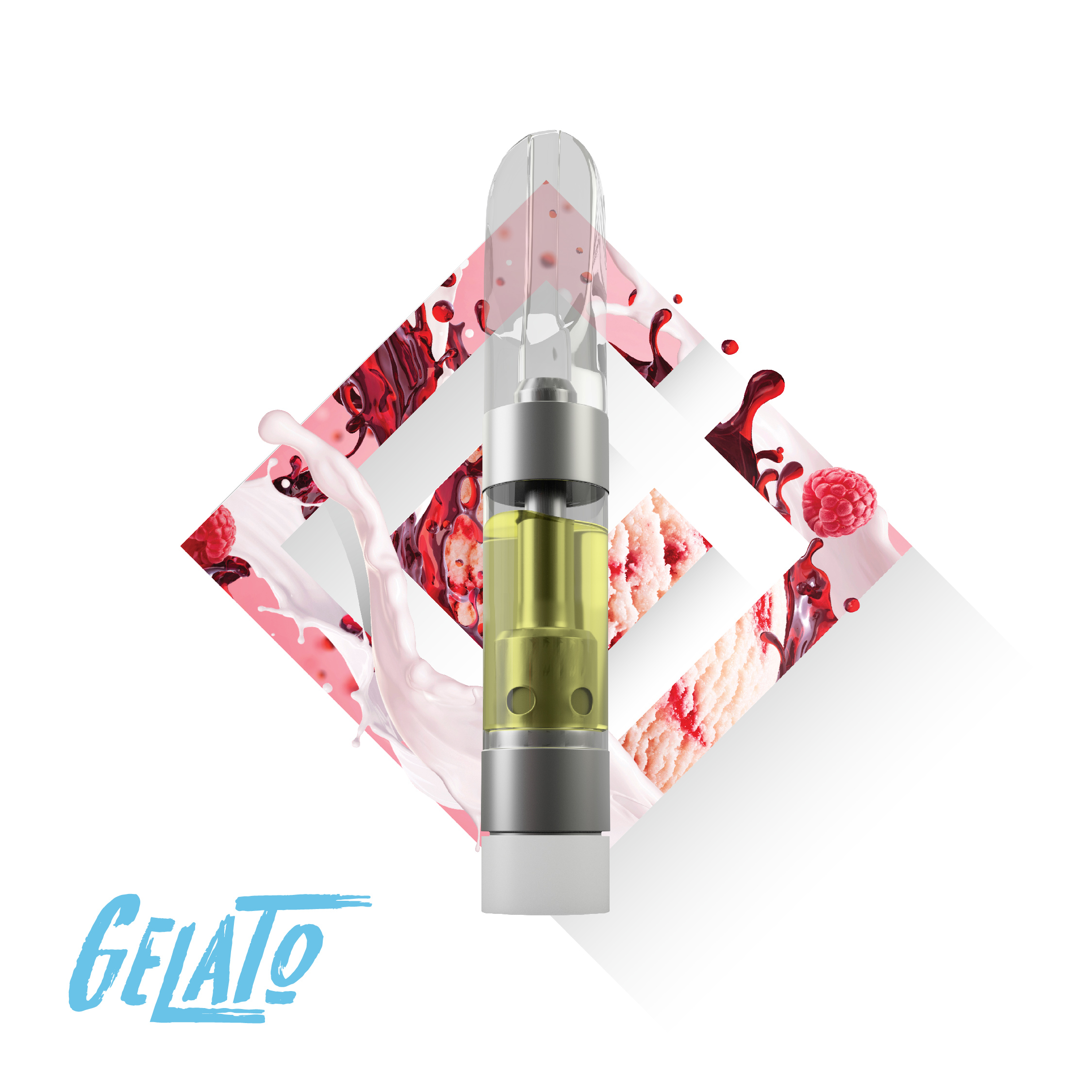 Photograph of product: Gelato | 1g | Vape | Crystal Clear
