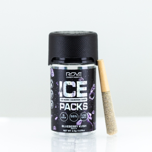 Photograph of product: Rove - Ice Packs Rosin Infused 5-Pack | King Louis XIII