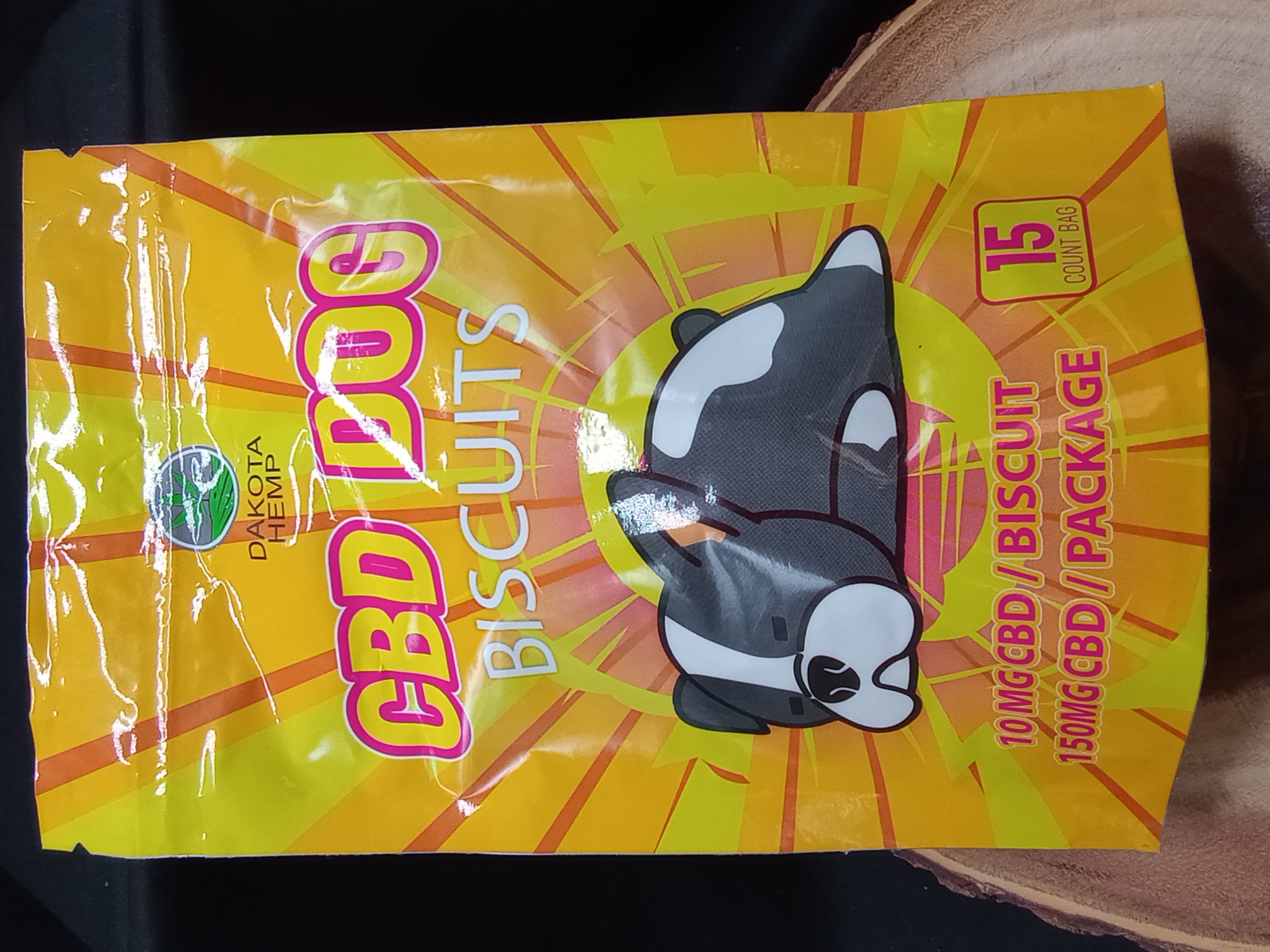 Photograph of product: CBD Dog Biscuit
