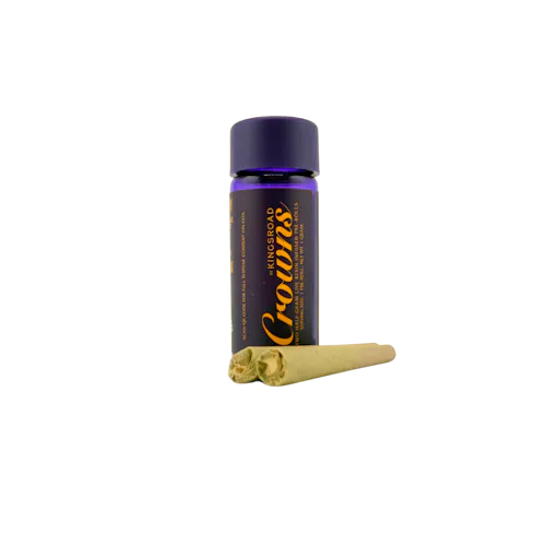 Photograph of product: Kings Road | Pre-roll | Ghost Train x Strawberry Cough | 2pk