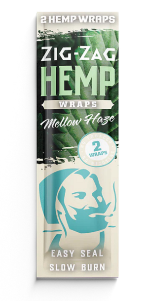 Photograph of product: Zig Zag Hemp Wraps Mellow Haze 2pk