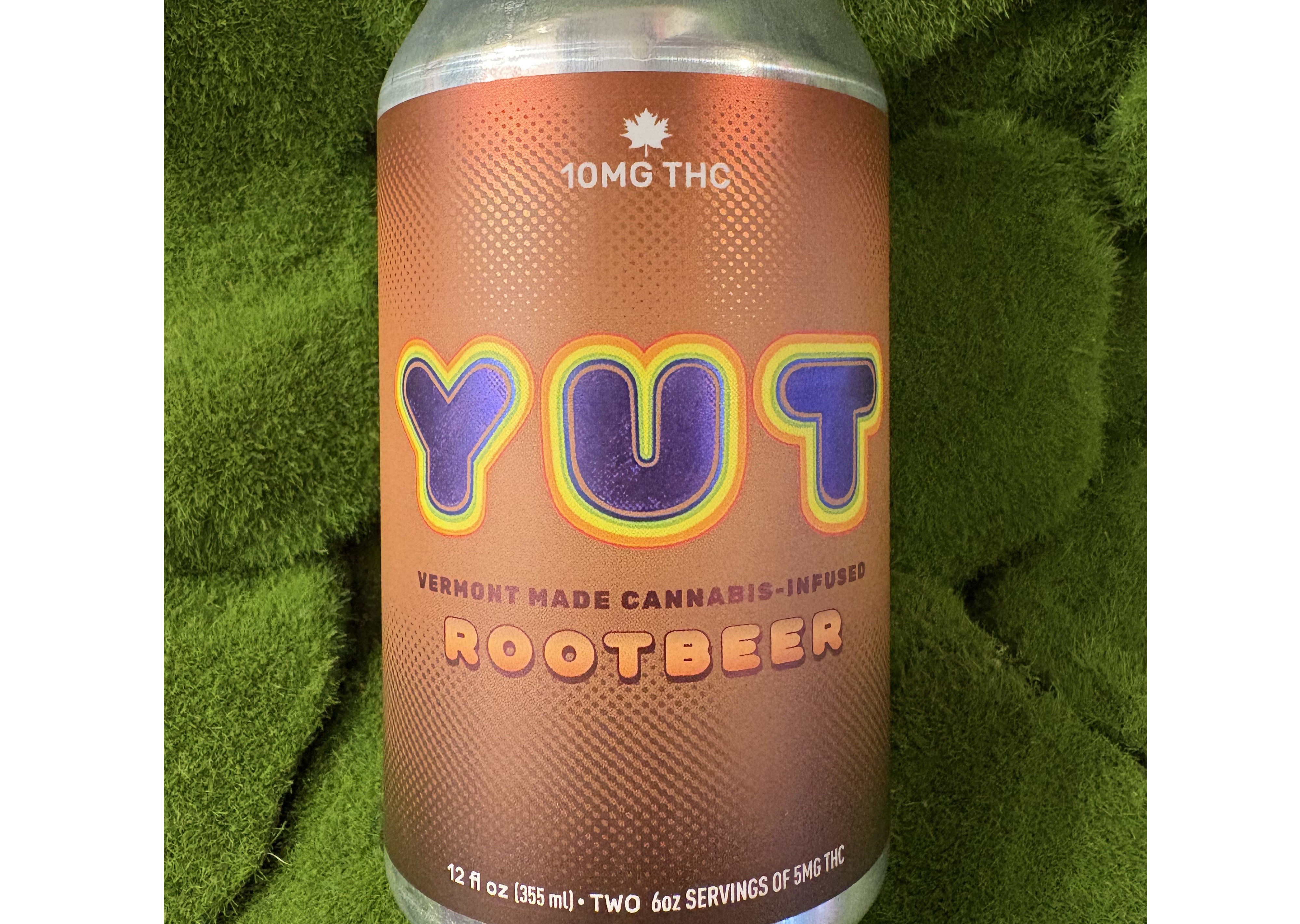 Photograph of product: 10mg Can | Rootbeer TH-oui Soda | YUT