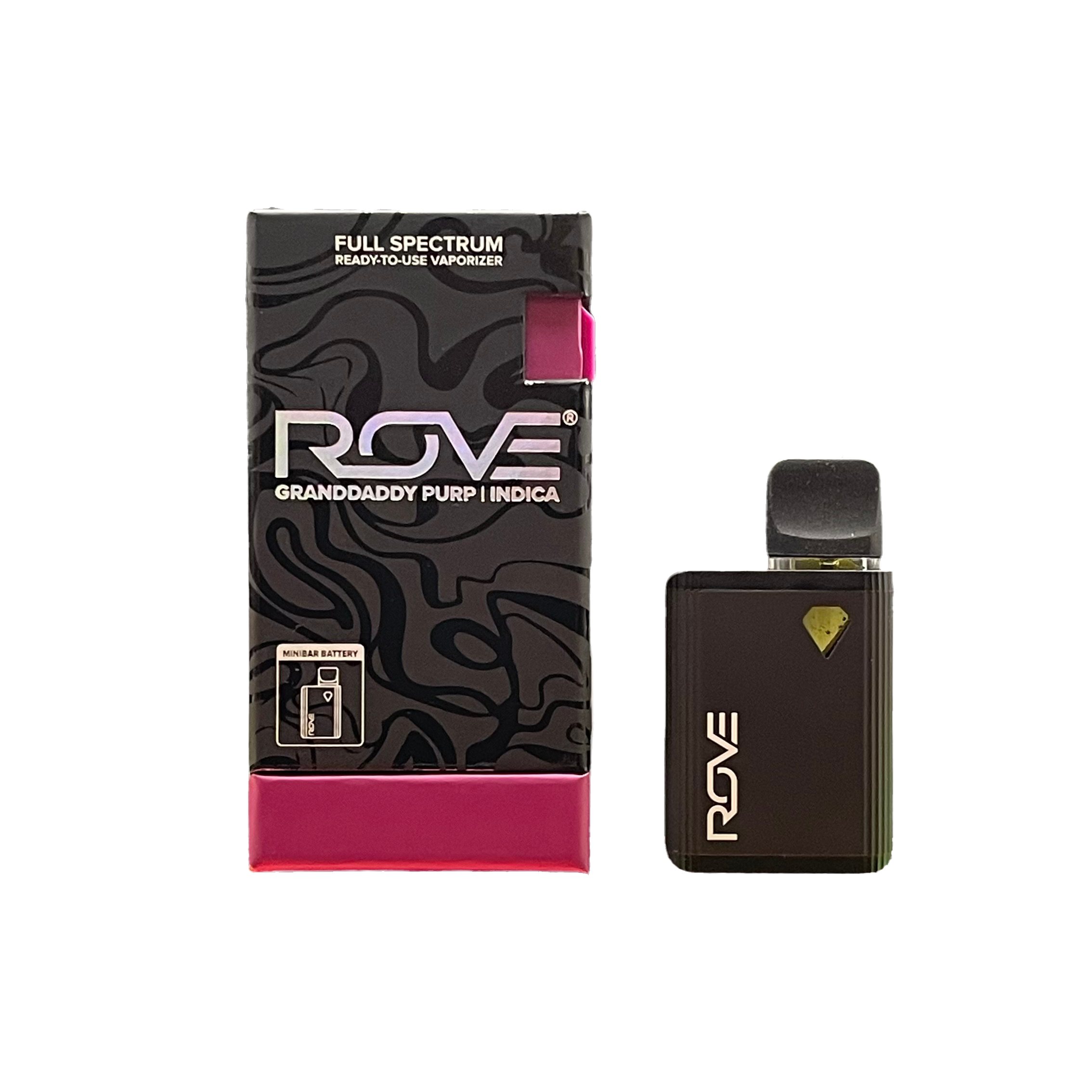 Photograph of product: Granddaddy Purp | Live Resin Diamond Pod | Minibar