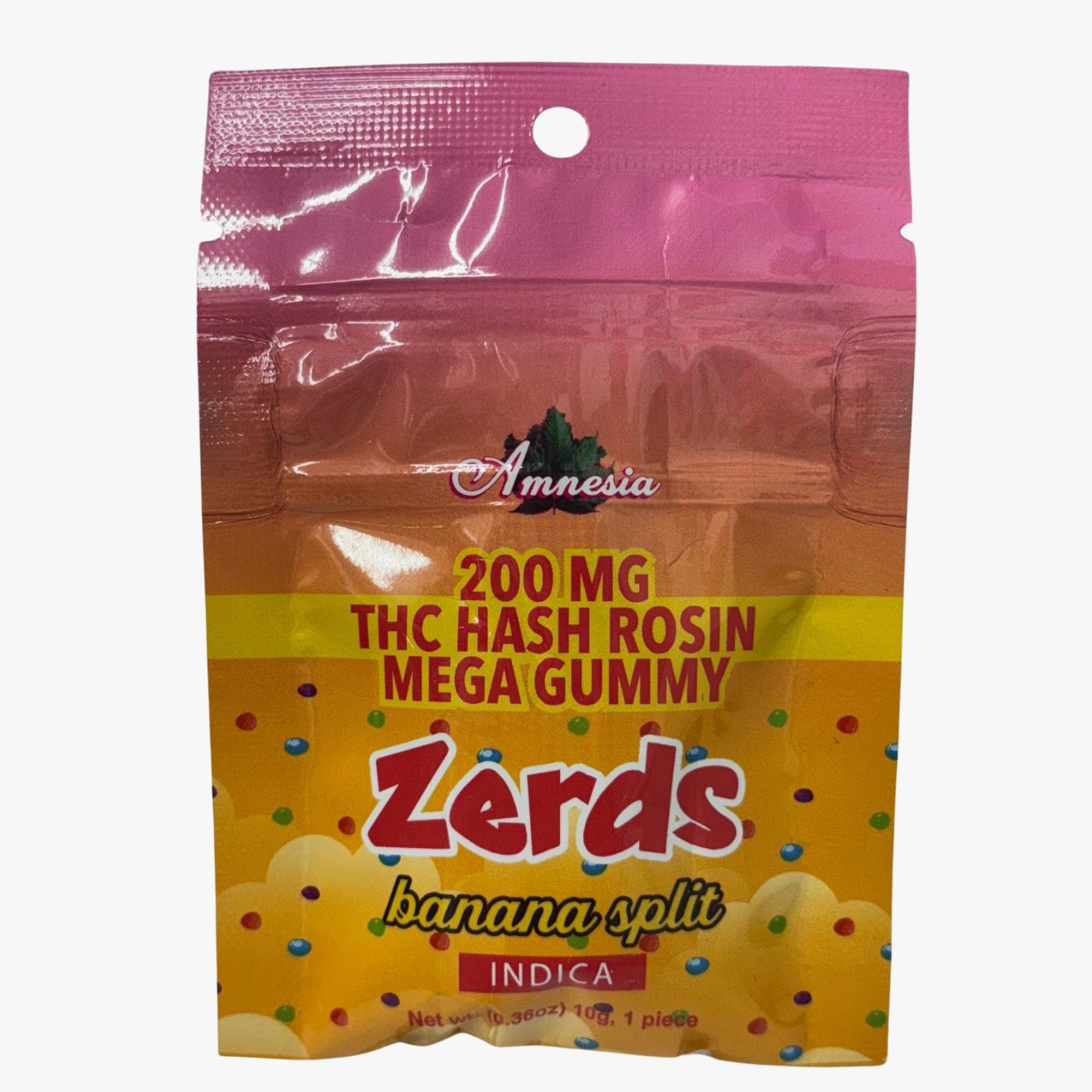 Photograph of product: Amnesia - Banana Split au chocolat Rosin Zerdz 200mg Single