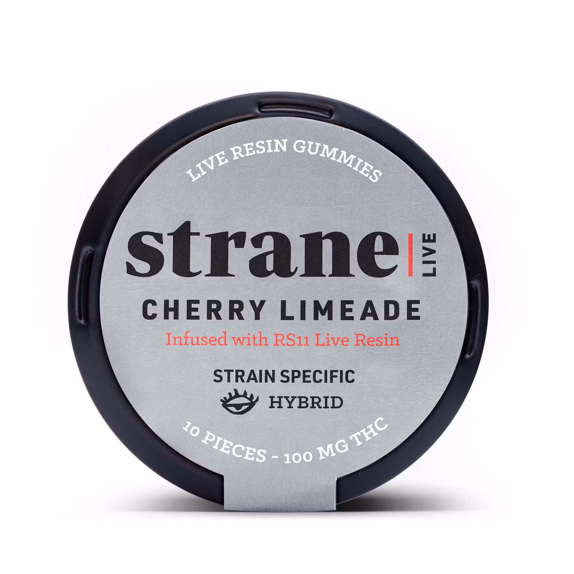 Photograph of Product: Strane Cherry Limeade Live Resin THC Gummies | 10mg (10ct)